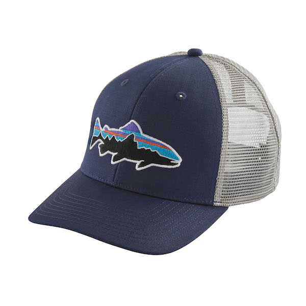 Patagonia Fitz Roy Trout Trucker Hat Navy Blue