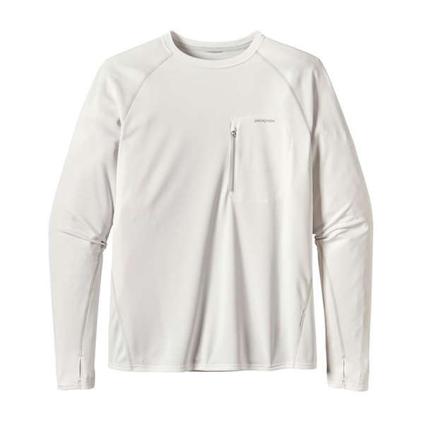 Patagonia Men's Sunshade Crew weiss - T-Shirt